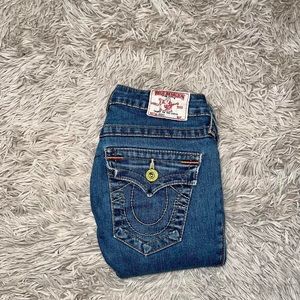 true religion medium wash jeans
